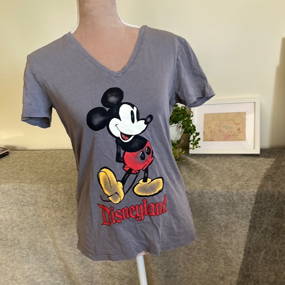 Gray Mickey Mouse Disneyland Tee, NWOT purchased at park last year, Size M